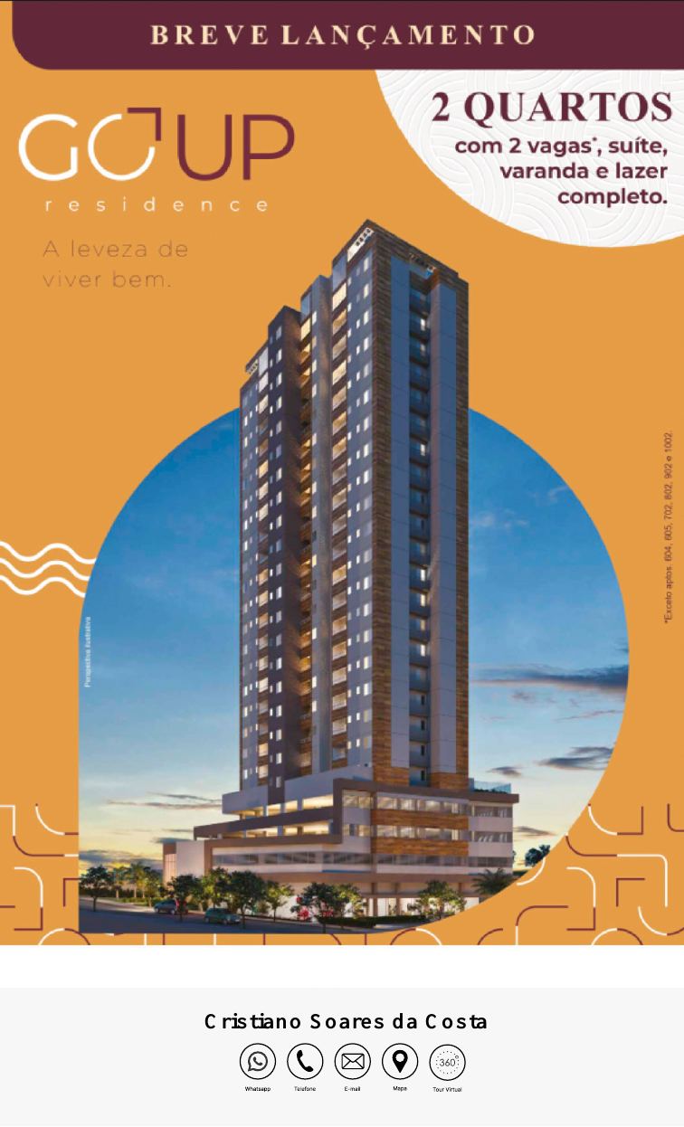 Fachada do Go Up Residence em Nova Suíça