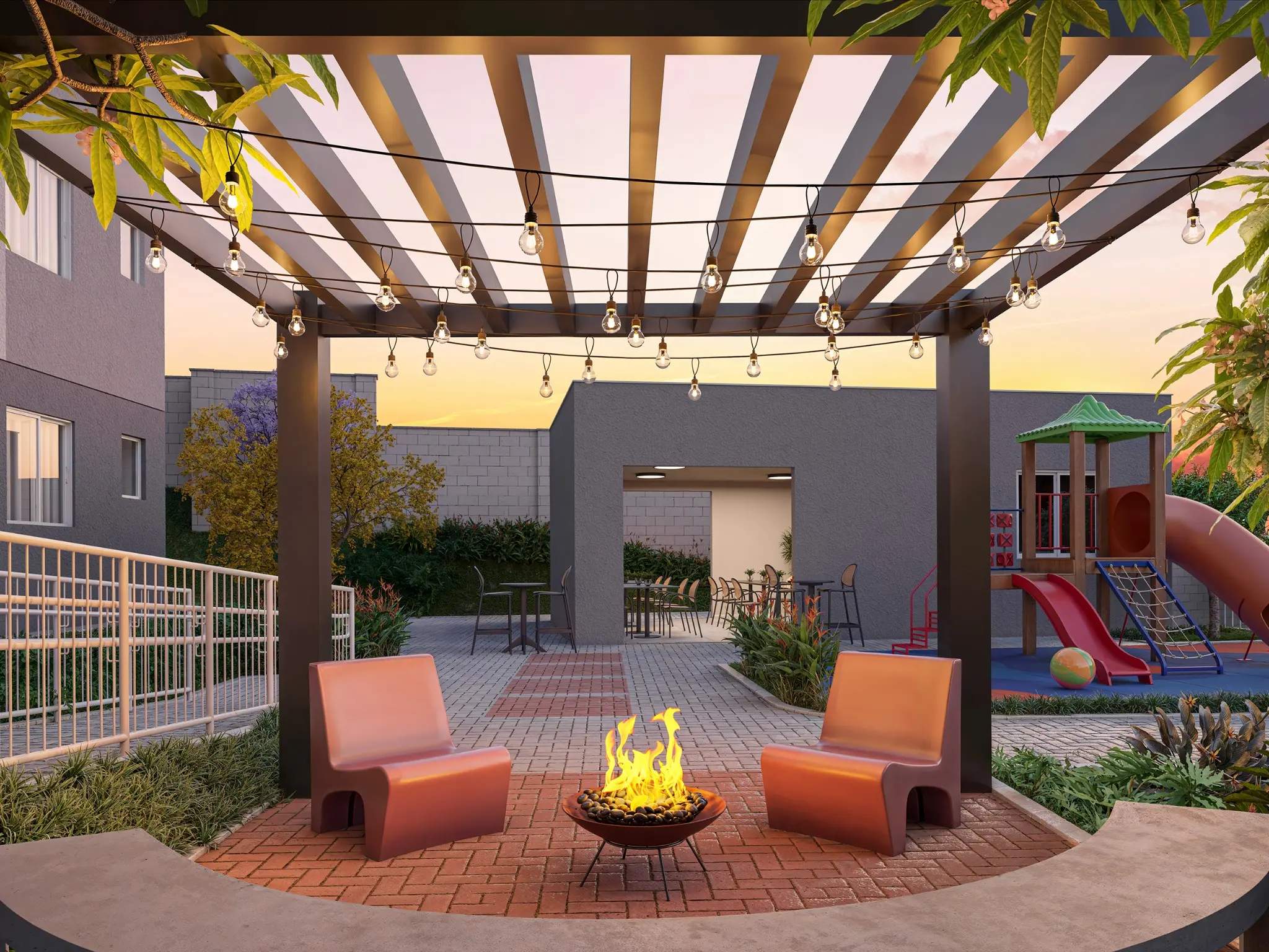 Fireplace do Ares Residencial