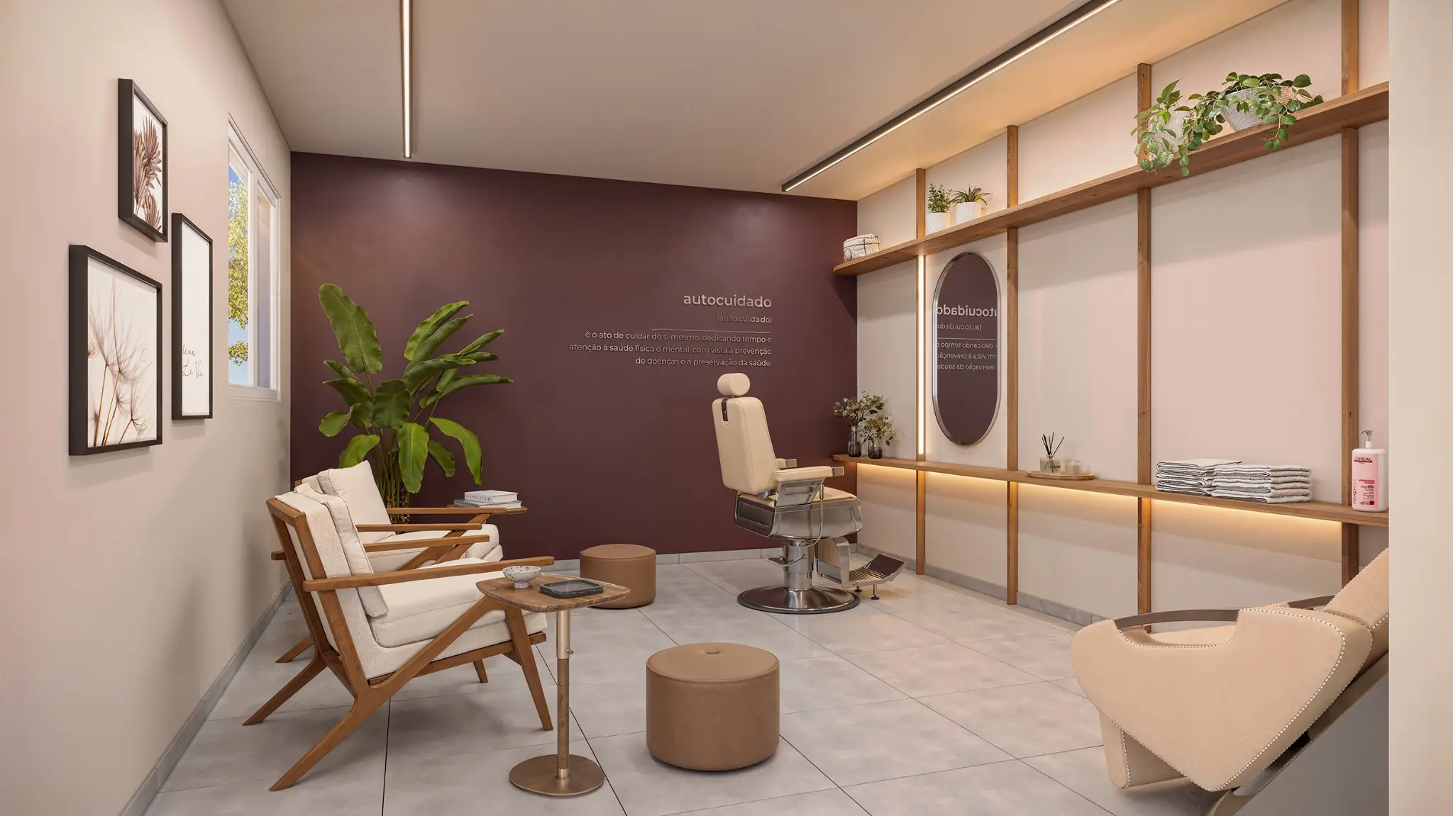 Espaço beauty do Ares Residencial