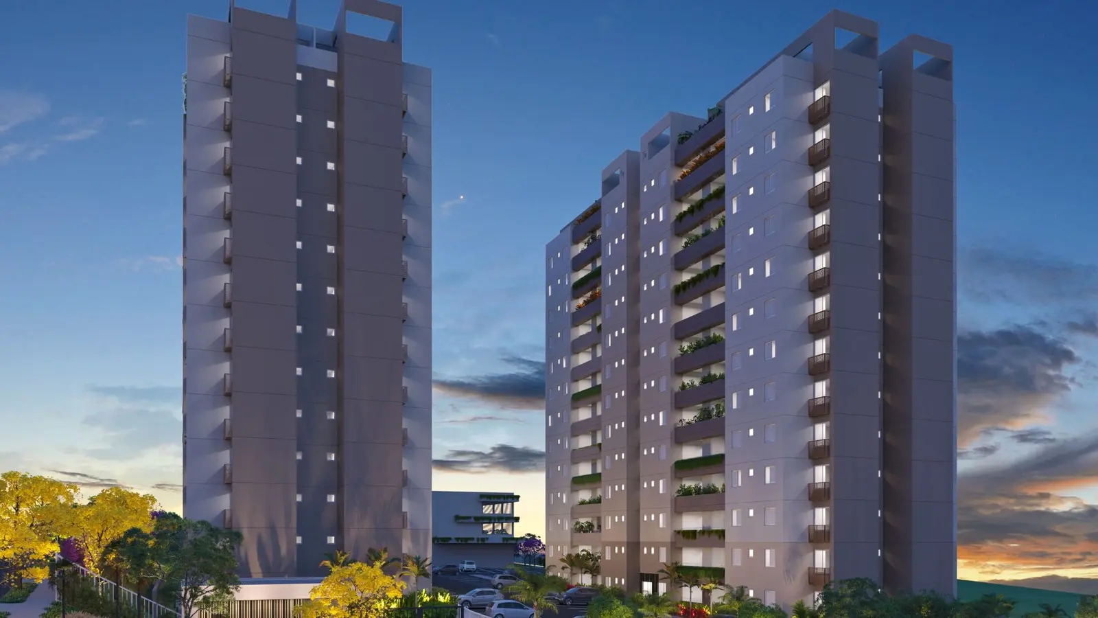 Fachada do Eleva Residence em São Luiz