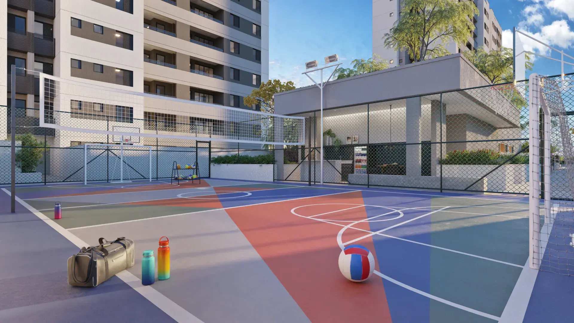 Quadra esportiva do Essenza Home