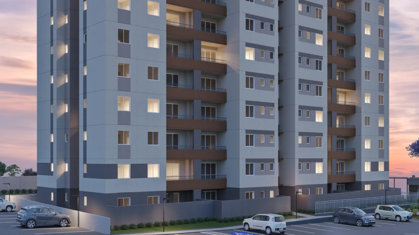 Fachada do Priori Residence em Betânia